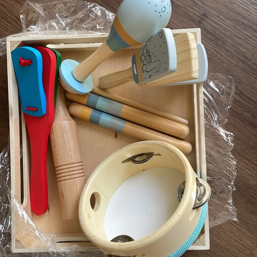 Melissa & Doug Band -in— a-  Box Musical Instrument Set Educational Toy